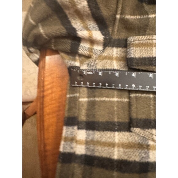 H&M Olive plaid shacket Size S - Picture 9 of 15